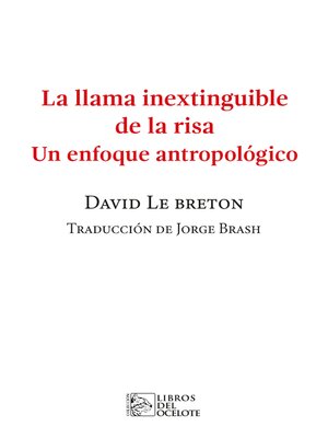 cover image of La llama inextinguible de la risa